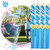 TOY Life Large Bubble Wands for Kids, Giant Bubble Wand Kit for Kids, Big Bubble Wand Set, Large Bubble Mix Wand Toys, Bubble Maker for Kids for Outdoor Bubble Stick for Kids, Boys, Girls, Toddlers