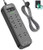 Power Strip Surge Protector, Mountable Extension Cord with 8 Outlets 3 USB Port, 1875W/15A, 2700 Joules, Flat Plug with Widely Space Outlet, 6 Ft Braided Power Cord for Home Office Dorm