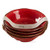 tag Verand a Melamine Bowl Set of 4 Bowl Set of 4 Red