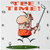 3dRose DPP_118840_2 Tee Time Funny Golfer Soprts Golf Cartoon Design-Wall Clock, 13 by 13-Inch