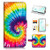 for Samsung Note 10+, Galaxy Note 10 Plus, Designed Flip Wallet Phone Case Cover, A21803 Abstract Tie Dye 21803