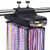 Aniva Tie Rack Motorized Revolving  Organizer, Holder, Hanger for Mens Belts & Ties  Stores & Displays 64 Ties with LED Lights  Closet Rotating Organizer - Battery Operated