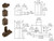 CRL D Bronze Offset Right Hand Pivot Set w/ 1/8" Recess - 0P31RHDU