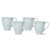 Lenox Blue Chelse Muse Floral 4Pc Mugs, 3.05 LB