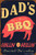 Angeloken Retro Metal Sign Vintage TIN Sign Dad's BBQ Stand Back, Dad's Cooking Sign for Wall Plaque Poster Cafe Bar Pub Gift 8 X 12 INCH