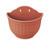 Wall Flowers Plant Planter Pot Hanging A Type Indoor or Outdoor Container Gardening(Brick red)