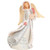 Enesco Foundations Peace and Joy Christmas Angel Figurine, 9 Inch, Multicolor
