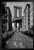 The Manhattan Bridge from Dumbo Brooklyn Black and White BW Photo Black Wood Framed Art Poster 14x20