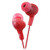 JVC HAFX5R Gumy Plus Inner Ear Headphones (Red)