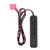 Globe Electric 78534 Designer Series Power Strip, Black