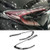 RQING for Toyota C-HR CHR 2017 2018 2019 2020 Chrome Rear Tail Light Lamp Cover Trims