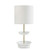 Urban Shop Two Tier Lamp with Catch-All Base, White