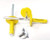 Racer's Speed Shop Yellow 3/16" Large Head Tri-Fold Exploding Aluminum Mandrel Pop Rivets 50 Pack