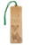 Wood Bookmark - For Fox Sake - Laser Engraved - Made in the USA - Wooden Book Mark with Green Tassel