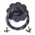 Ring Pull Cabinet Or Drawer Or Door Wrought Iron Black 5'' | Renovator's Supply