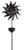 Moonrays 92357 Solar Powered Amber LED Solar Sun Spinner Stake Light