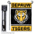 College Flags & Banners Co. DePauw Tigers Garden Flag with Pole Stand Holder