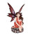 PTC Fairyland Orange Colored Winged Fairy Mystical Statue Figurine