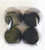 Quadrapoint Hub Caps for Radio Flyer Plastic & Folding Wagons 7/16" Black (NOT for Wood or Steel Wagons) (Black)