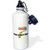 3dRose wb_102551_1"This Is How I Roll Paint Roller Painter Design" Sports Water Bottle, 21 oz, White