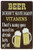 ERLOOD Beer Vintage Funny Home Decor Tin Sign Retro Metal Bar Pub Poster 12 x 8
