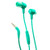 JBL E15 In-Ear Headphones with One-Button Remote and Mic (Teal)