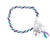 Fundraising For A Cause | Suicide Awareness Charm Bracelet with Accent String - Purple & Teal Ribbon Bracelets for Suicide Awareness (Pack of 2)