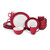 Pfaltzgraff Harmony 16 Piece Dinnerware Set (Service For 4), Red