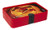 LEGO Ninjago Sorting Box, Storage Case/Container with Compartments, Translucent Red