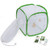 RESTCLOUD Insect and Butterfly Habitat Cage Terrarium Pop-up 12 X 12 X 12 Inches with Sleeve