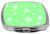 Rikki Knight Compact Mirror, Mint Green Bubbles