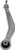 Dorman 521-497 Rear Left Upper-Rearward Suspension Control Arm and Ball Joint Assembly for Select BMW Models