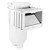 Hayward SPX1070BA10D Tan Collar and Cover Dol Replacement for Select Hayward Automatic Skimmers
