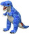 Rhode Island Novelty Tyrannosaurus Rex 9 Inch Tall Plush T-Rex Dinosaur Stuffed Animal