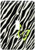 3dRose lsp_55257_1 Trendy Zebra With Lime Green Butterfly Toggle Switch