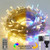 Twinkle Star 66FT 200 LED Color Changing Fairy String Lights, Plug In 11 Modes Warm White to RGB Color Changing LED Remote Control Timer for Indoor Outdoor Christmas Wedding Party Bedroom Decorations 