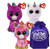 TY Beanie Boos Unicorns Rosette, Pixy & Fantasia Gift Set Bundle with Matty's Toy Stop Storage Bag - 3 Pack