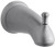 KOHLER K-10280-4A-G Forte Traditional Diverter Bath Spout, Brushed Chrome