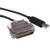 USB to DB25 RS232 Serial Adapter Converter Cable Null Modem FTDI Driver for Sharp X68K X68000 PC Communicate Programming Cable
