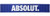 Absolut Vodka Bar Mat Spill Mat Rail Drip Mat - 23.5" x 4" Blue