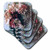 3dRose cst_21580_3 Victorian Wreath Ceramic Tile Coasters, Set of 4