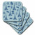 3dRose CST_123452_2 Vintage Paris Theme Collage with Eiffel Tower Soft Coasters, Set of 8