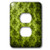 3dRose lsp_30056_6 Vintage Wallpaper Pattern Green Outlet Cover, Multi-Color