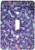 3dRose lsp_35196_1 Violet and Lt. Green Shoes Single Toggle Switch