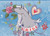 Horseland Cartoon Colorful Blue Wallpaper Border for Kids Playroom, Roll 15' x 6''