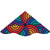 WindNSun Winddelta Polyester Taffeta Swirls Delta Kite, 48 inches
