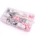 HAO JIE Silicone Teether Beads DIY Kit Set Baby Pacifier Clips Chewable Bead Baby Teether Toys BPA Free Nursing Teething