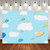 Blue Sky White Cloud Balloons Photography Backdrop for Dr Seuss Day The Places Youll Go Photo Background Birthday Party Decoration Baby Shower Cake Table Studio Props Banner 7x5ft