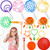 GINMIC Bubble Wands Set, Colorful Bubble Wands Toys, Large Bubble Wands for Kids Toddlers, Giant Bubbles Wands for Outdoor Activity, Birthday & Wedding Party Favors Games