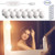 GLANDU Vanity Lights with 14 Dimmable Light Bulbs Hollywood Style Vanity Lights for Mirror, LED Vanity Lights Kit with USB Powered for Makeup Mirror Dressing Room Bedroom Bathroom Wall Mirror